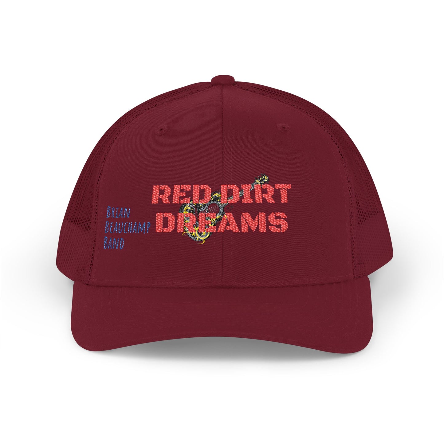 Red Dirt Dreams Snapback Trucker Cap, Embroidered Hat for Outdoors, Casual Wear, Gifts for Him, Festival Accessories