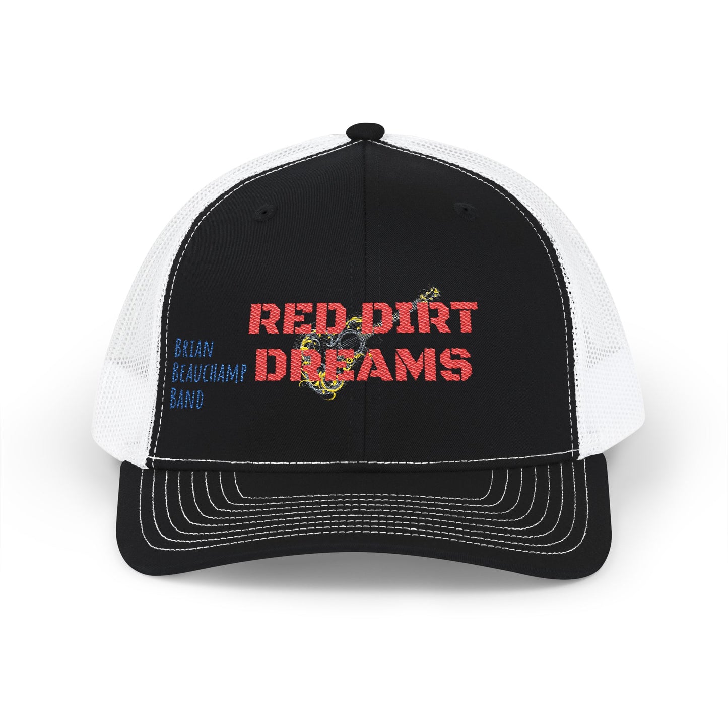 Red Dirt Dreams Snapback Trucker Cap, Embroidered Hat for Outdoors, Casual Wear, Gifts for Him, Festival Accessories