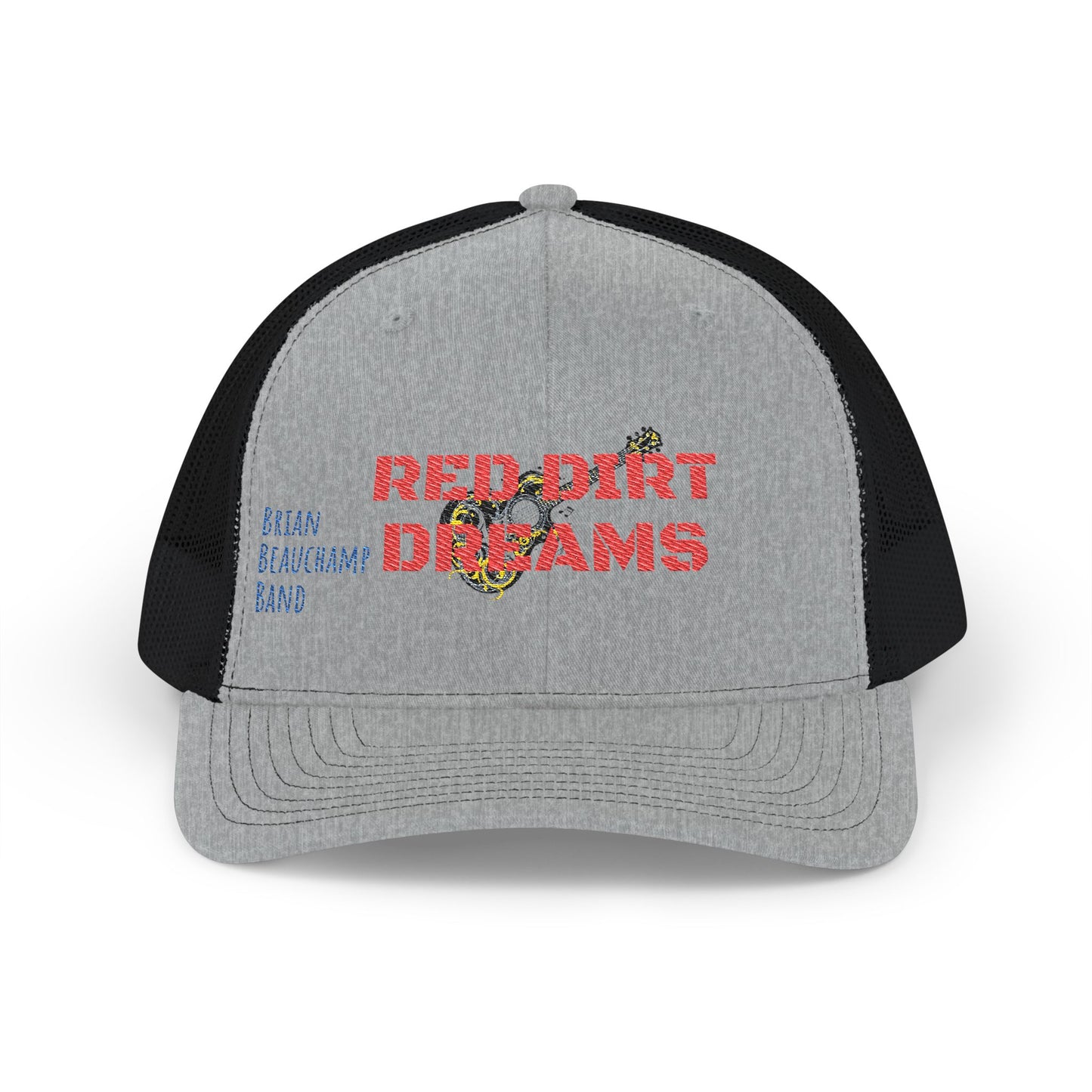Red Dirt Dreams Snapback Trucker Cap, Embroidered Hat for Outdoors, Casual Wear, Gifts for Him, Festival Accessories