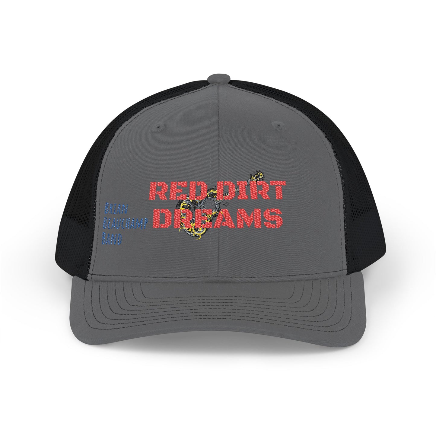 Red Dirt Dreams Snapback Trucker Cap, Embroidered Hat for Outdoors, Casual Wear, Gifts for Him, Festival Accessories