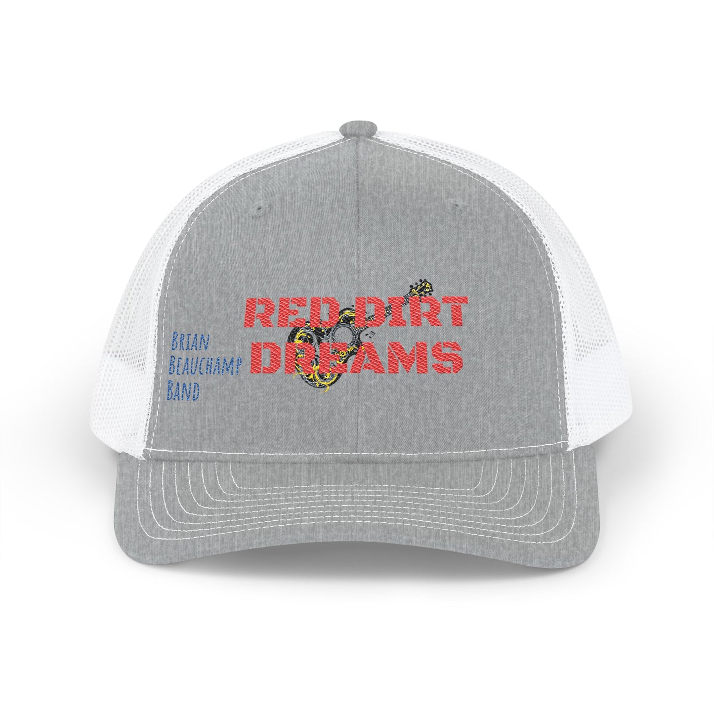 Red Dirt Dreams Snapback Trucker Cap, Embroidered Hat for Outdoors, Casual Wear, Gifts for Him, Festival Accessories